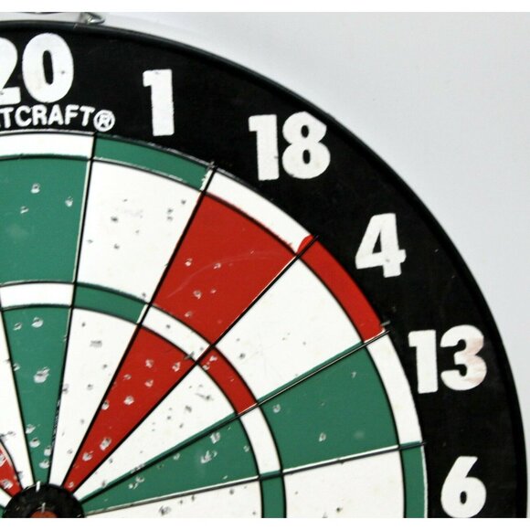 Sportcraft Unicorn Dart Board 2 Sided 17" Diameter Metal Center Ring 1/2" Thick - Picture 4 of 12
